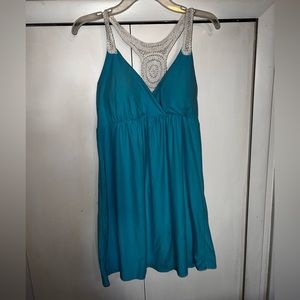 Light blue summer dress. Size L